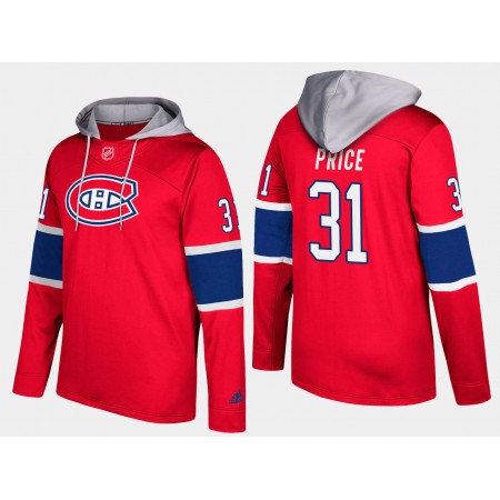 Män Montreal Canadiens Carey Price 31 N001 Hooded Sweatshirt